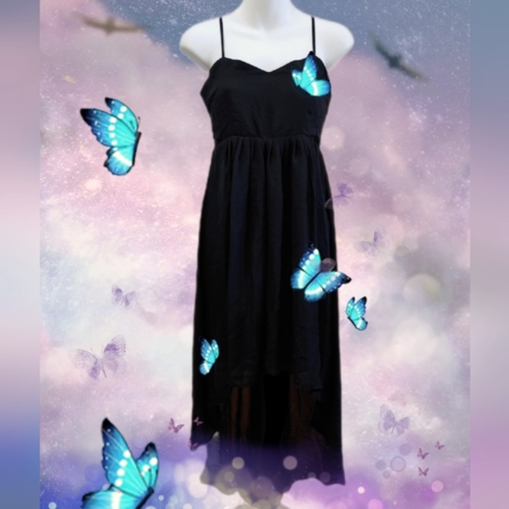 7 PC RESALE BUNDLE Breezy Semi-Translucent Chiffon High Low Summer Beach Dresses